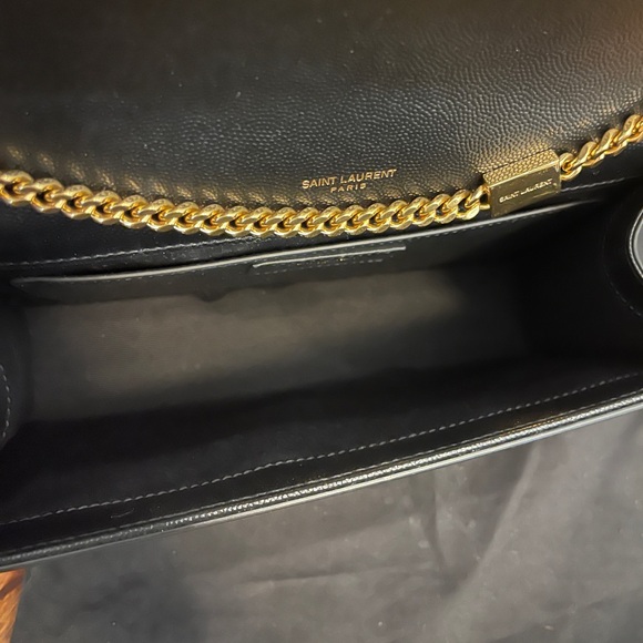 YSL *Authentic* Kate Medium Black with Gold Hardware. Full set. - Picture 9 of 10